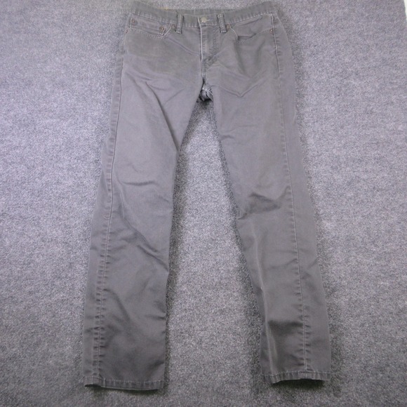 Levi's Other - Levis 511 Jeans Mens 32x30 Gray Slim Fit Straight Leg Denim Charcoal Wash Cotton